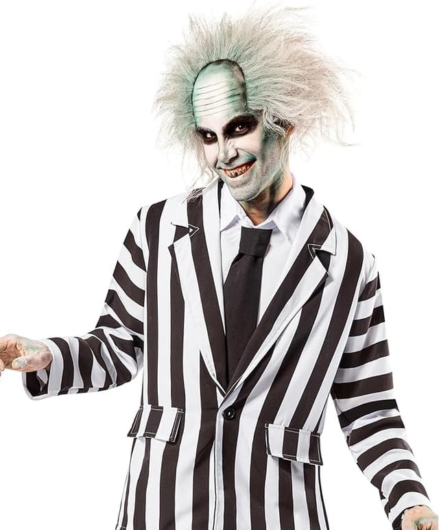 Imagen de Rubies Peluca Beetlejuice para adultos — talla única en OfertitasTOP