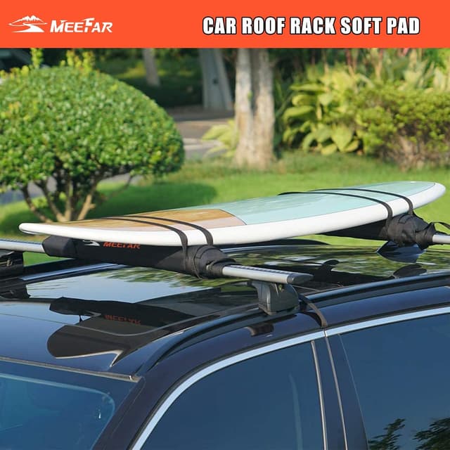 Thumbnail 4 de MeeFar Soft Roof Rack Pads 2 straps