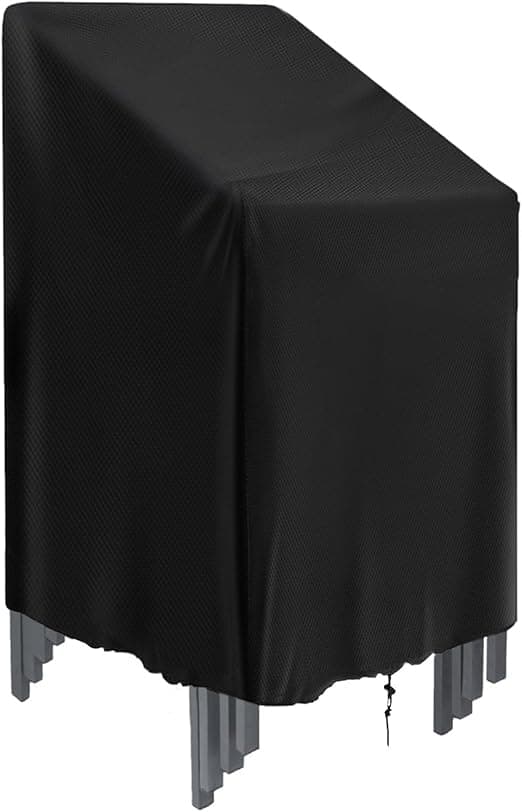 Detalle de GARPROVM Funda para Sillas Apilables 🌧️ 64x64x120cm