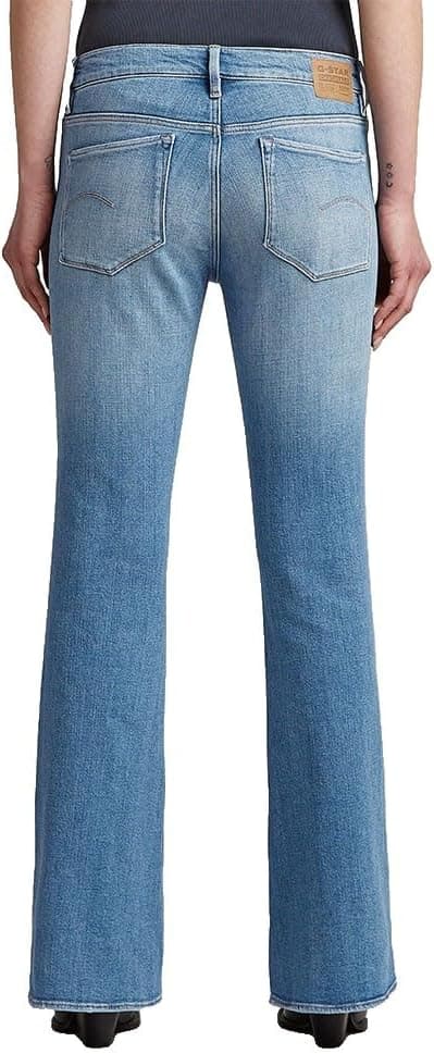 Detalle 2 de G-STAR Damen 3301 Flare Jeans – mit Hosenschlitz und Reißverschluss, 5 Taschen
