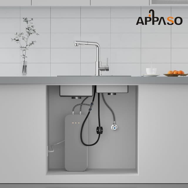 Detalle 2 de APPASO Niederdruck Armatur Küche 50 cm Schlauch