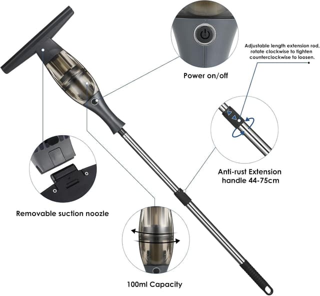 Thumbnail 2 de Cordless Window Vacuum 280mm blade