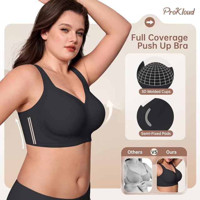 Detalle de ProKloud Jelly Bras No Underwire Wireless Bra