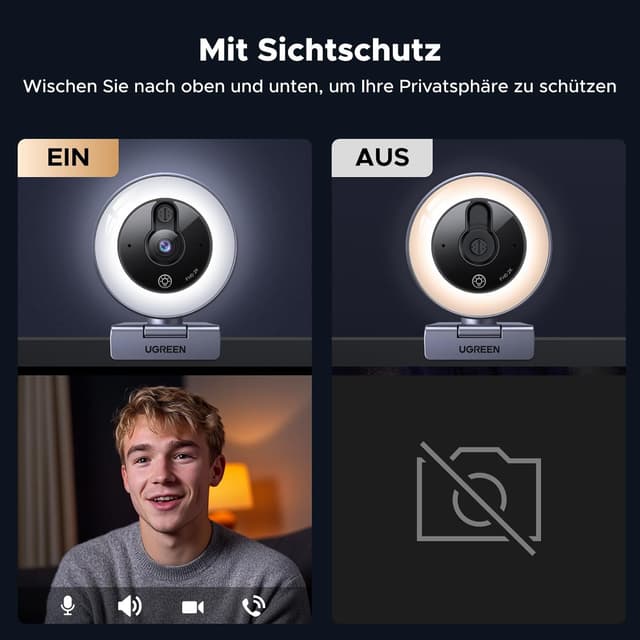 Thumbnail 3 de UGREEN 2K Webcam