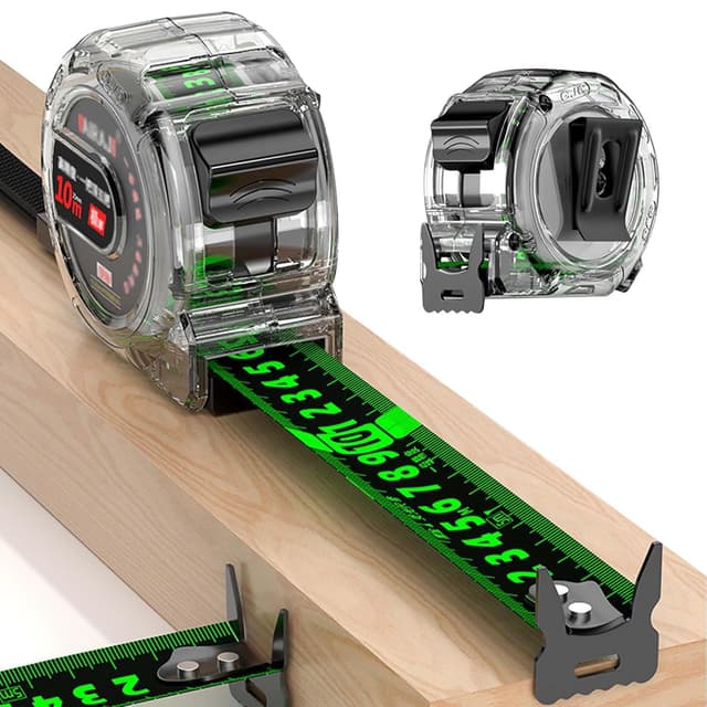 Detalle de Fluorescent steel tape measure 10M