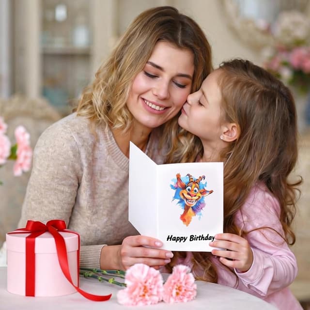 Thumbnail 6 de 20 Pack Animal Birthday Cards with Envelopes (12 x 17 cm) & Stickers – Multipack for Bulk Birthday Greetings