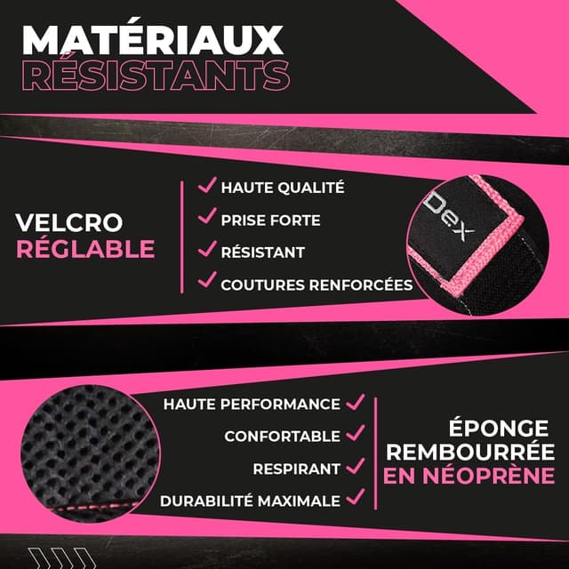 Detalle de NativoDex Sangle Cheville 2 unités 🏋️♀