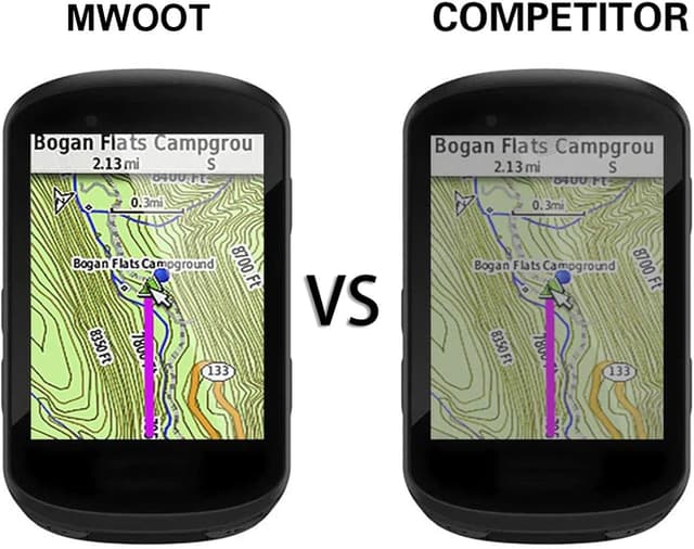 Thumbnail 5 de MWOOT Tempered Glass Screen Protector Garmin Edge 830