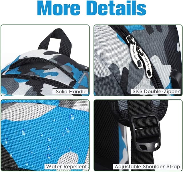 Detalle 2 de YAMTION Mochila 17.3" para escuela, trabajo y viajes