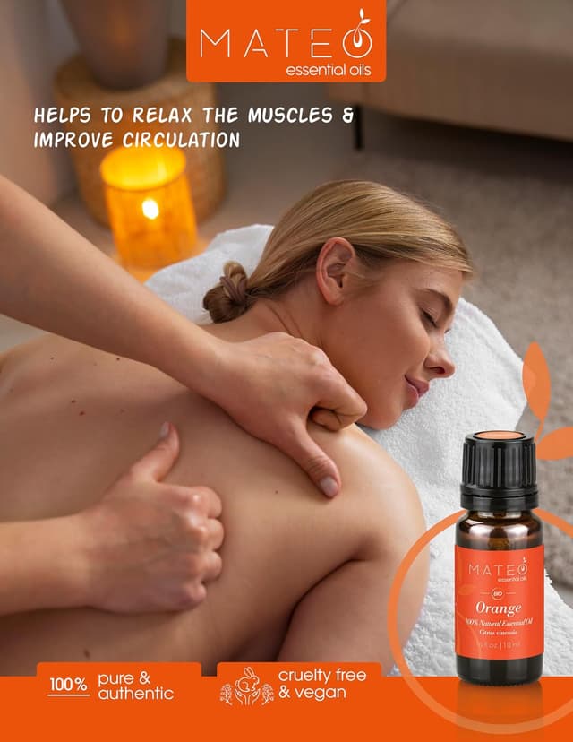 Thumbnail 6 de MateoEssentialOils Olio Essenziale di Arancio Dolce 100% puro e naturale da 10 ml