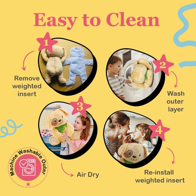 Detalle 2 de Lilly's Love Dexter The Dog 5lb weighted plush