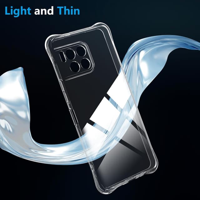 Detalle de FDHYFGDY Schutzhülle für Telekom T Phone 2 Pro inkl. Panzerglas-Schutzfolie (transparent, TPU)