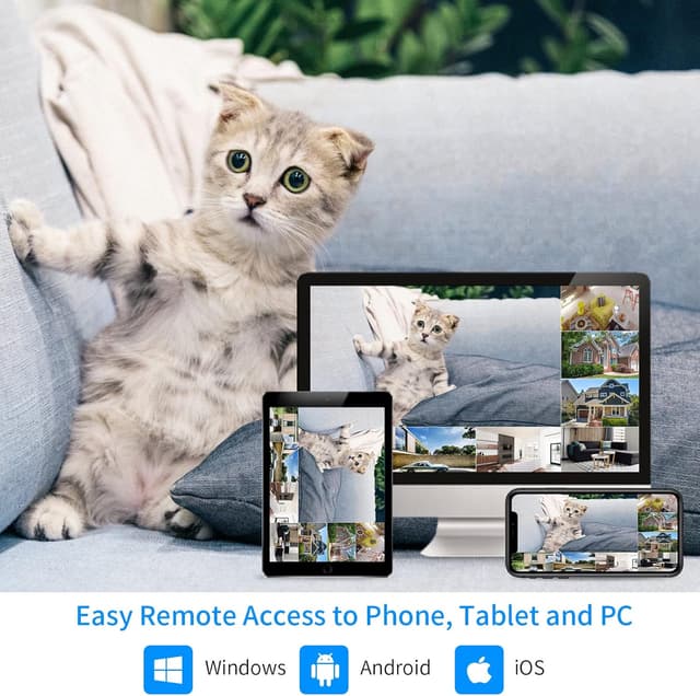 Thumbnail 5 de Hiseeu Wireless Pro 3TB Security Camera