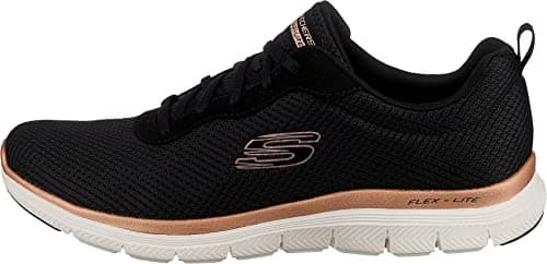 Thumbnail 2 de Skechers Flex Appeal 4.0 Mujer - Zapatillas Black Rose Gold