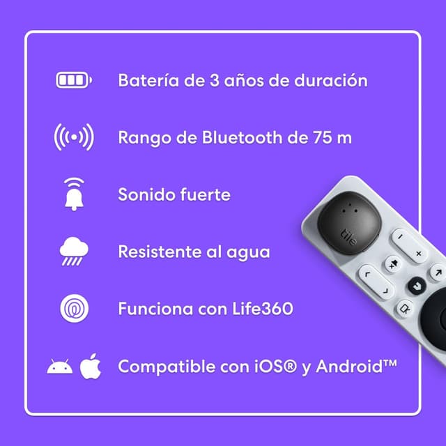 Thumbnail 5 de Tile by Life360 Sticker 2024 🔑Localizador Bluetooth para Llaves y Objetos