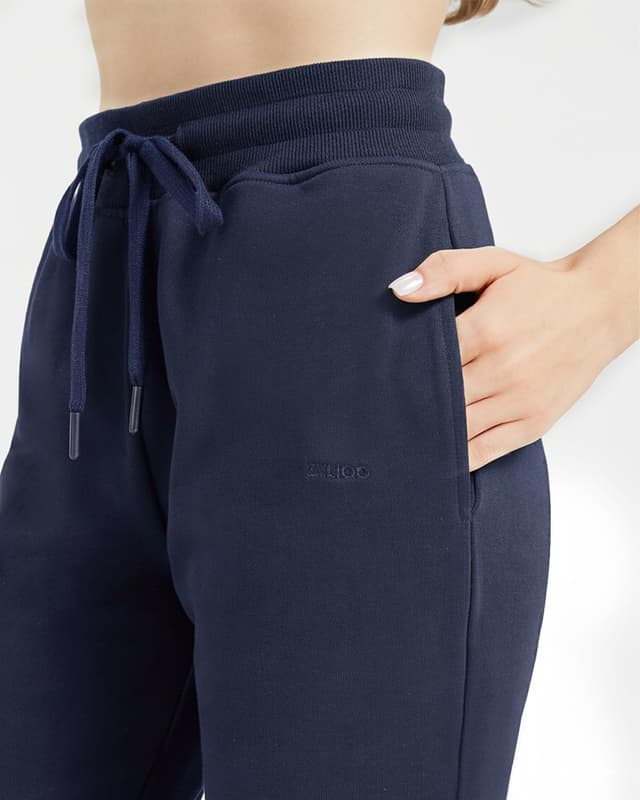 Detalle de Zylioo Extra Lang Jogginghose Damen (gerades Bein, Tall) – Sweatpants für lange Beine