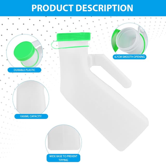 Thumbnail 4 de ACWOO Urinoir 1000 ml portable 🚽