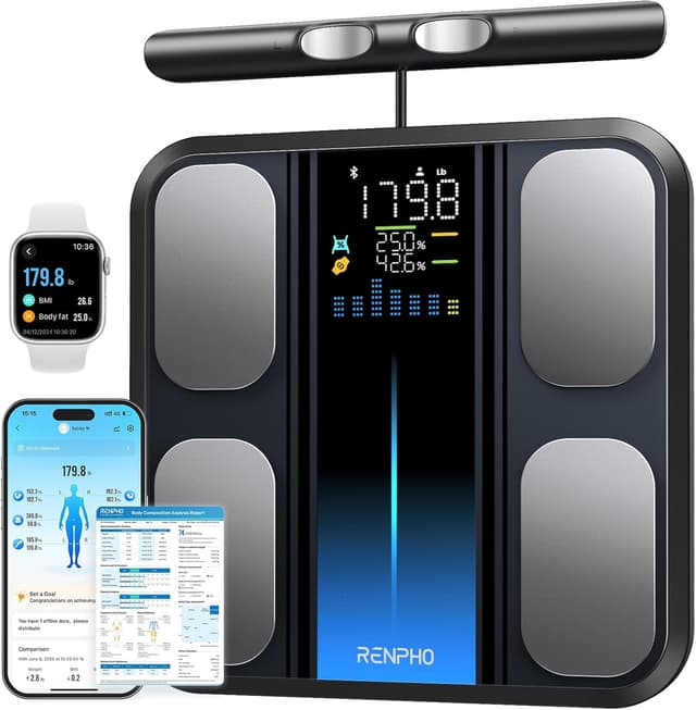Thumbnail 6 de RENPHO Körperfettwaage 220kg – Präzise, große Plattform