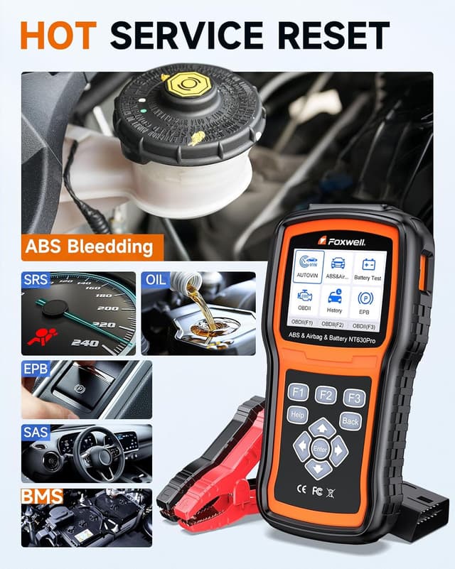 Detalle 2 de FOXWELL NT630 Pro 12V Battery & ABS Scanner