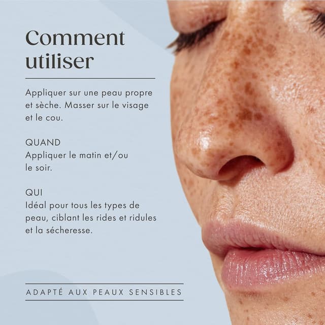 Detalle de Satin Naturel Crème Hydratante au Aloe Vera Bio & Acide Hyaluronique 50 ml pour le visage