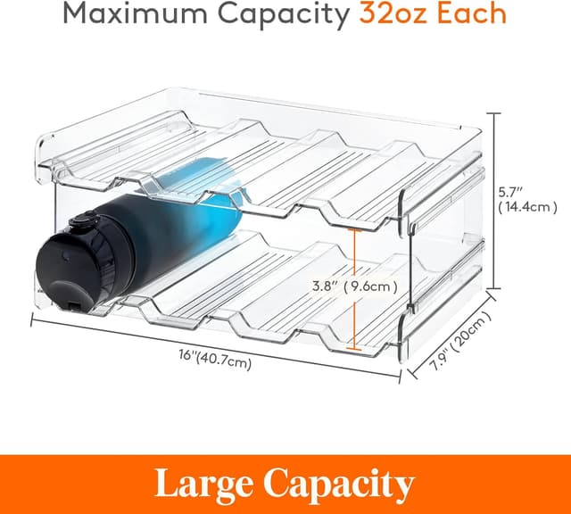 Thumbnail 5 de Lifewit Stackable Bottle Organizer, 8-Bottle 🫖