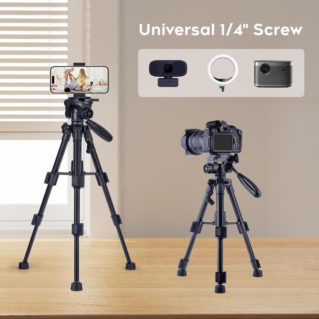 Detalle 2 de LINKCOOL mini desktop tripod 62cm