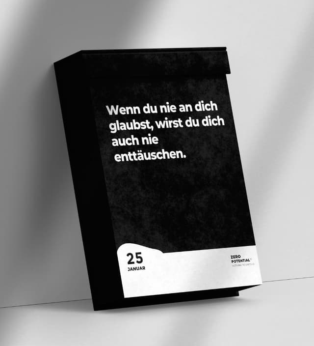 Detalle de Demotivierender Abreißkalender A6 365 Tage 📅