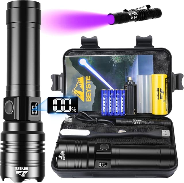 Detalle de BEYSTE Linterna LED 1.000.000 lúmenes