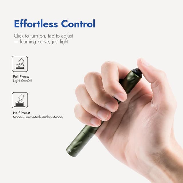 Detalle 2 de WUBEN PL01 Pen Torch review: 650-lumen rechargeable pocket EDC flashlight (IP68)