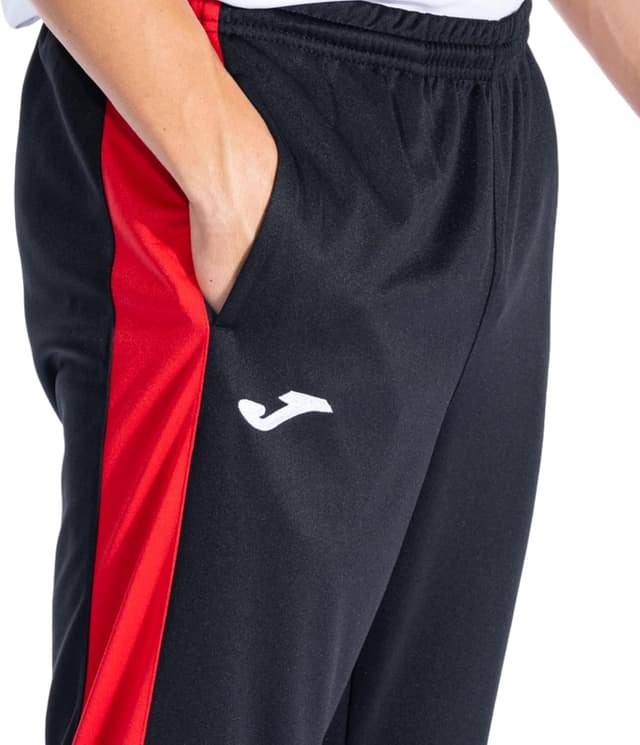 Detalle 2 de Joma Championship IV Pantalones S negro/rojo
