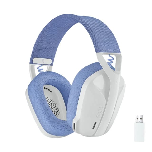 Imagen de Logitech G435 LIGHTSPEED auriculares gaming inalámbricos blancos en OfertitasTOP