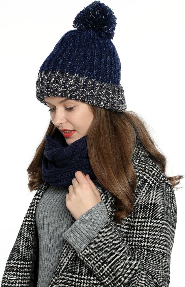 Detalle 2 de Écharpe tube DonDon tricot 60 cm