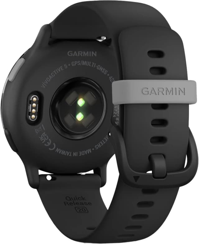 Detalle 2 de Garmin vivoactive 5 Schwarz – Fitness-Smartwatch mit 42-mm-Display, Benachrichtigungen und Garmin Pay