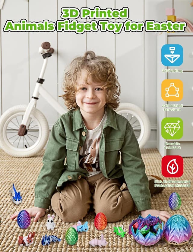 Detalle de 18Pcs dragon egg mini figures A1