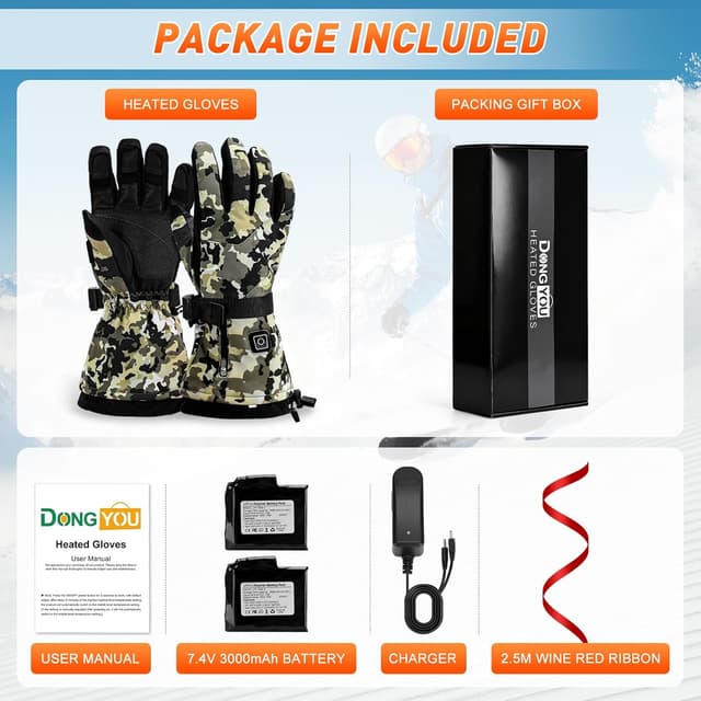 Thumbnail 4 de Gants Chauffants COVVY XL 7,4V 3000mAh