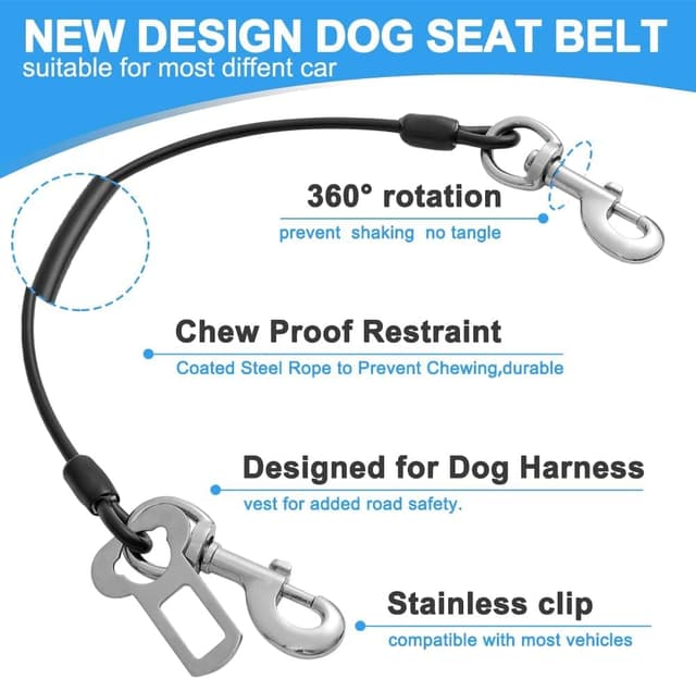 Thumbnail 3 de Mi Metty Dog Car Seatbelt 40 cm leash