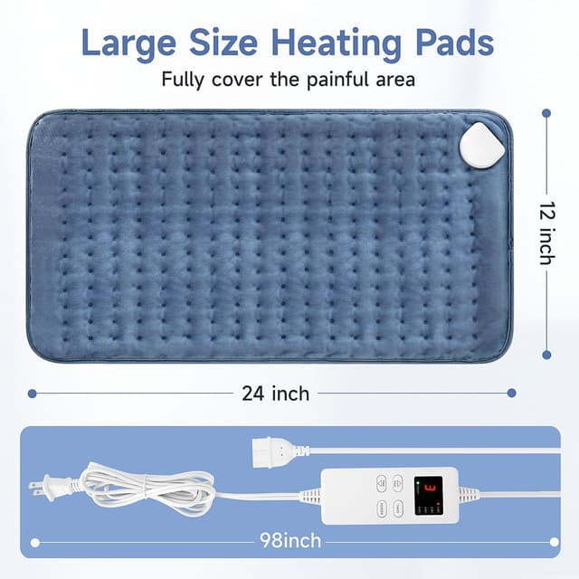 Thumbnail 5 de NBKLS Heating Pad for Back and Neck Pain