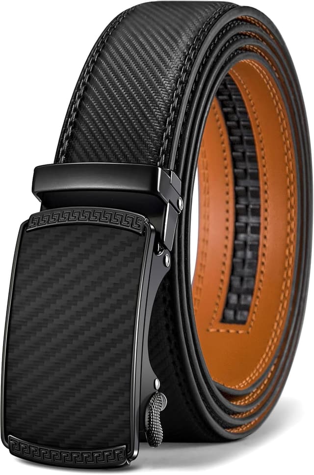Imagen de BULLIANT Men's Leather Ratchet Belt 1 3/8" en OfertitasTOP