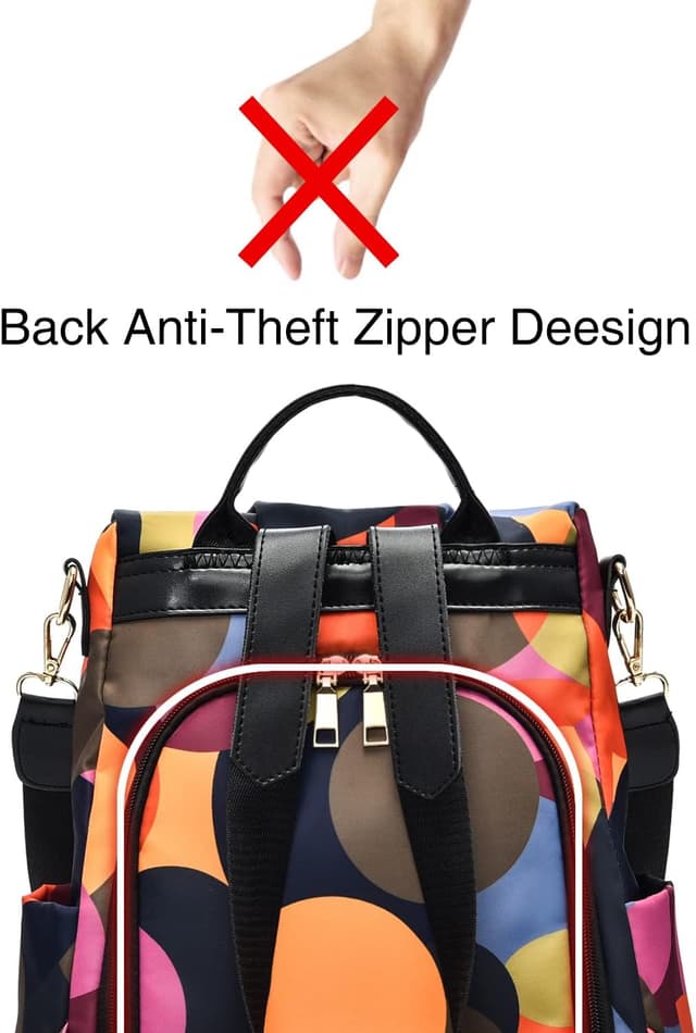 Detalle 2 de shepretty 8864-F mochila antirrobo 1 bolsa