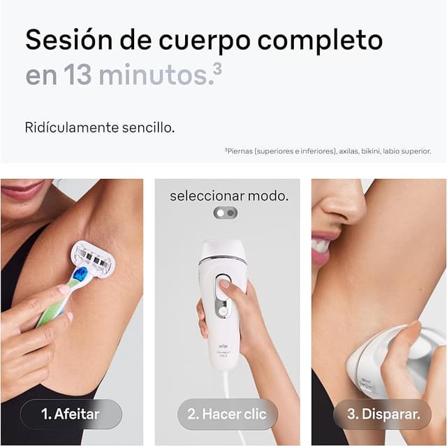 Thumbnail 2 de Braun Silk‑expert Pro 3 PL3136 depiladora IPL 2 cabezales