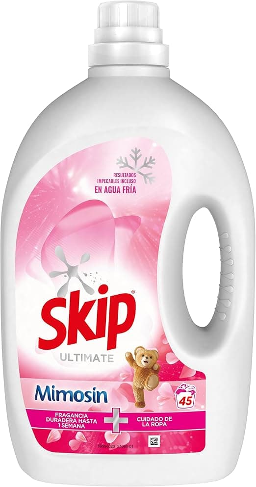 Imagen de Skip Líquido Ultimate Mimosín 45 lav 🧴 Frescura y suavidad garantizadas en OfertitasTOP