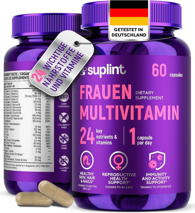 Detalle de SUPLINT Multivitamin Kapseln für Frauen 60