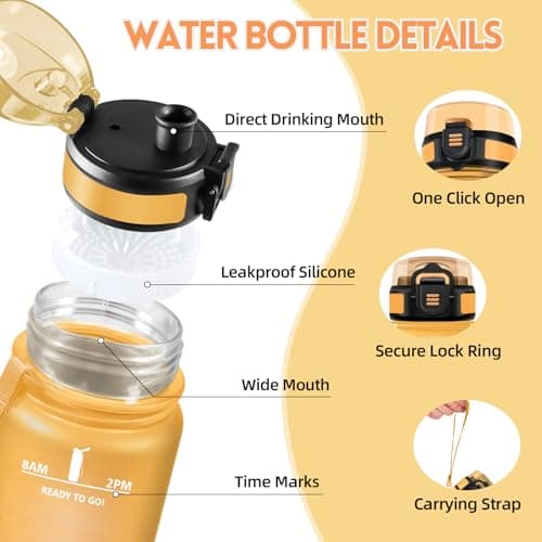 Thumbnail 1 de Motswedi Botella agua 1,5 L con marcador de tiempo 📦