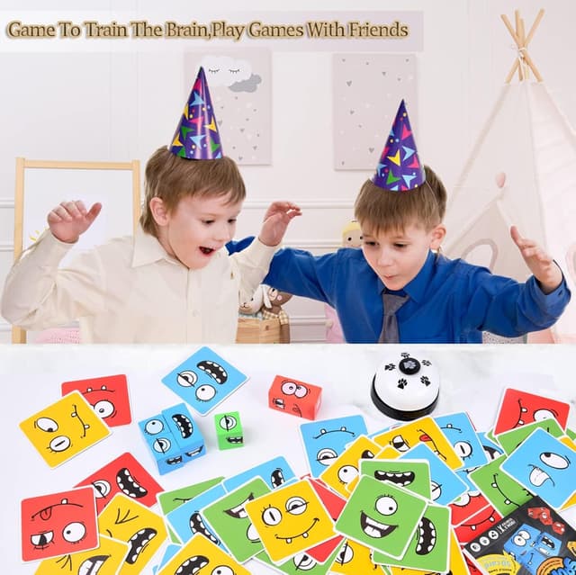 Thumbnail 3 de LADVATKIN Puzzle di Espressione del Viso in Legno 50 carte