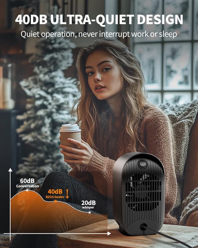 Thumbnail 5 de BZGG 1000W Electric Heater