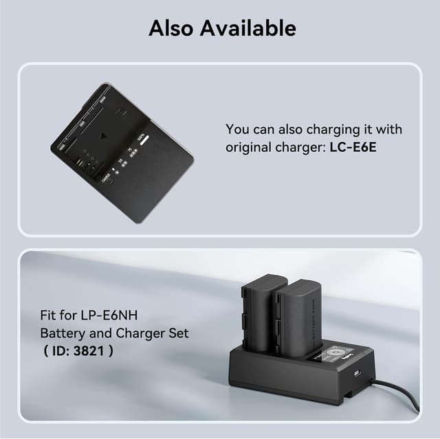 Thumbnail 6 de SMALLRIG LP-E6NH 2400mAh USB-C battery