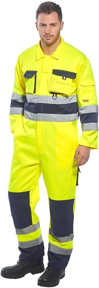 Thumbnail 7 de Portwest TX55 Hombres Mono de Trabajo Alta Visibilidad Clase 3 👷