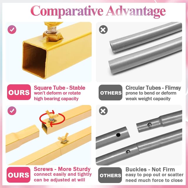 Thumbnail 2 de Fomcet Metal Arch Stand Set 7.2FT 6.6FT 6FT