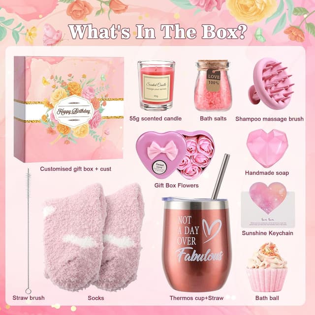 Thumbnail 1 de 10 PCS Geburtstagsgeschenkset für Frauen