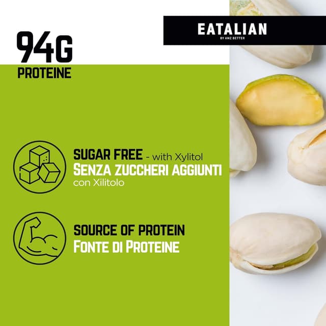 Thumbnail 2 de EATALIAN by AMZ BETTER Topping Proteico Pistacho 🍨 500g